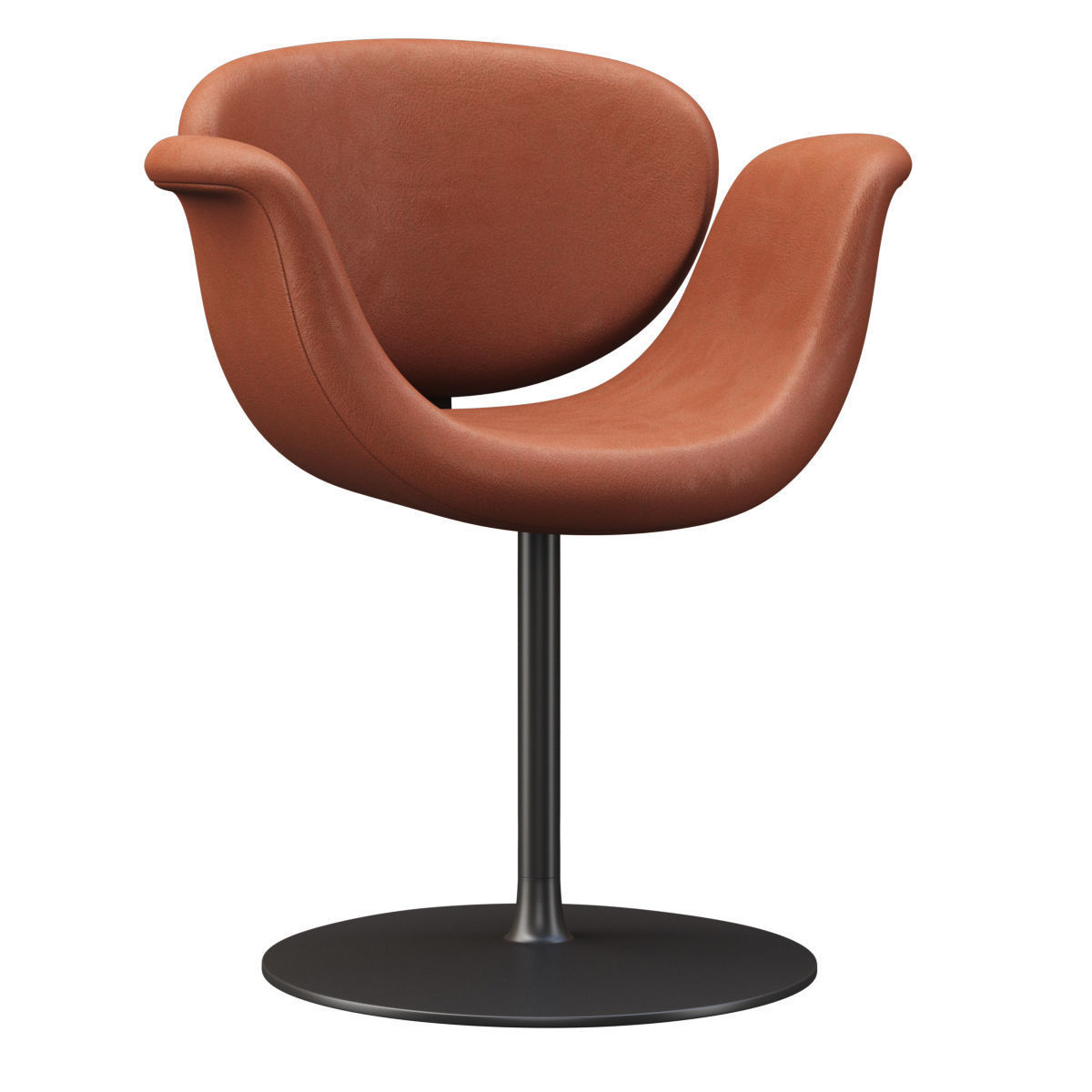 Little Tulip chair disk by Artifort  Low-poly 3D model_2