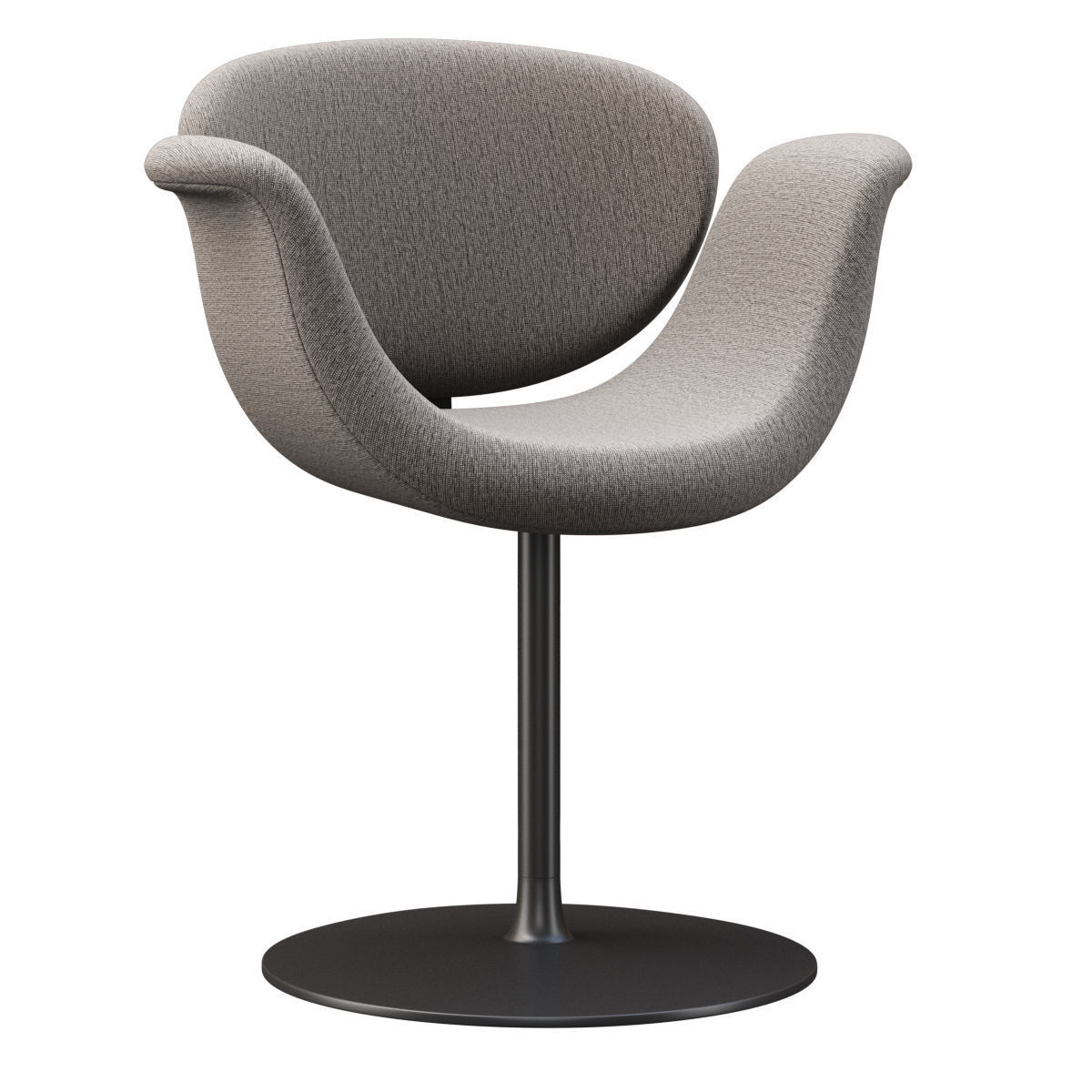 Little Tulip chair disk by Artifort  Low-poly 3D model_1