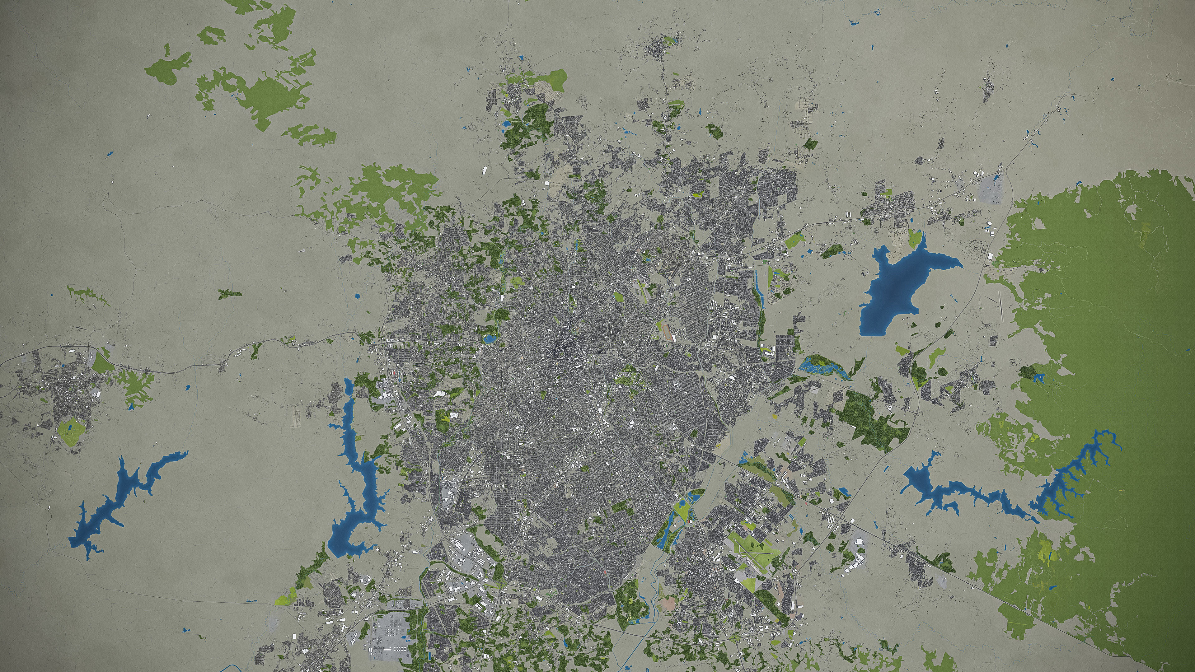 Curitiba Low-poly 3D model_29