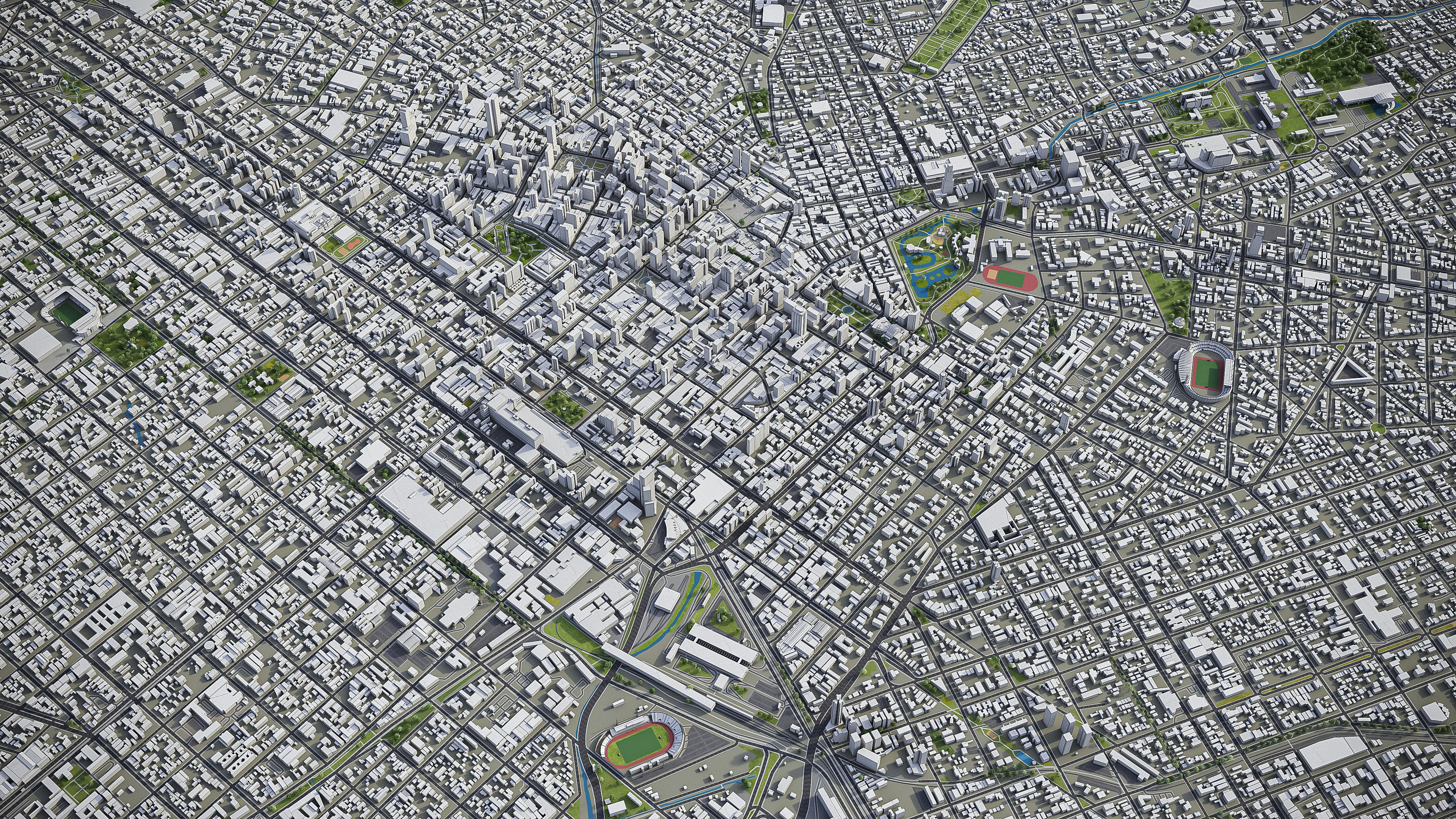 Curitiba Low-poly 3D model_17