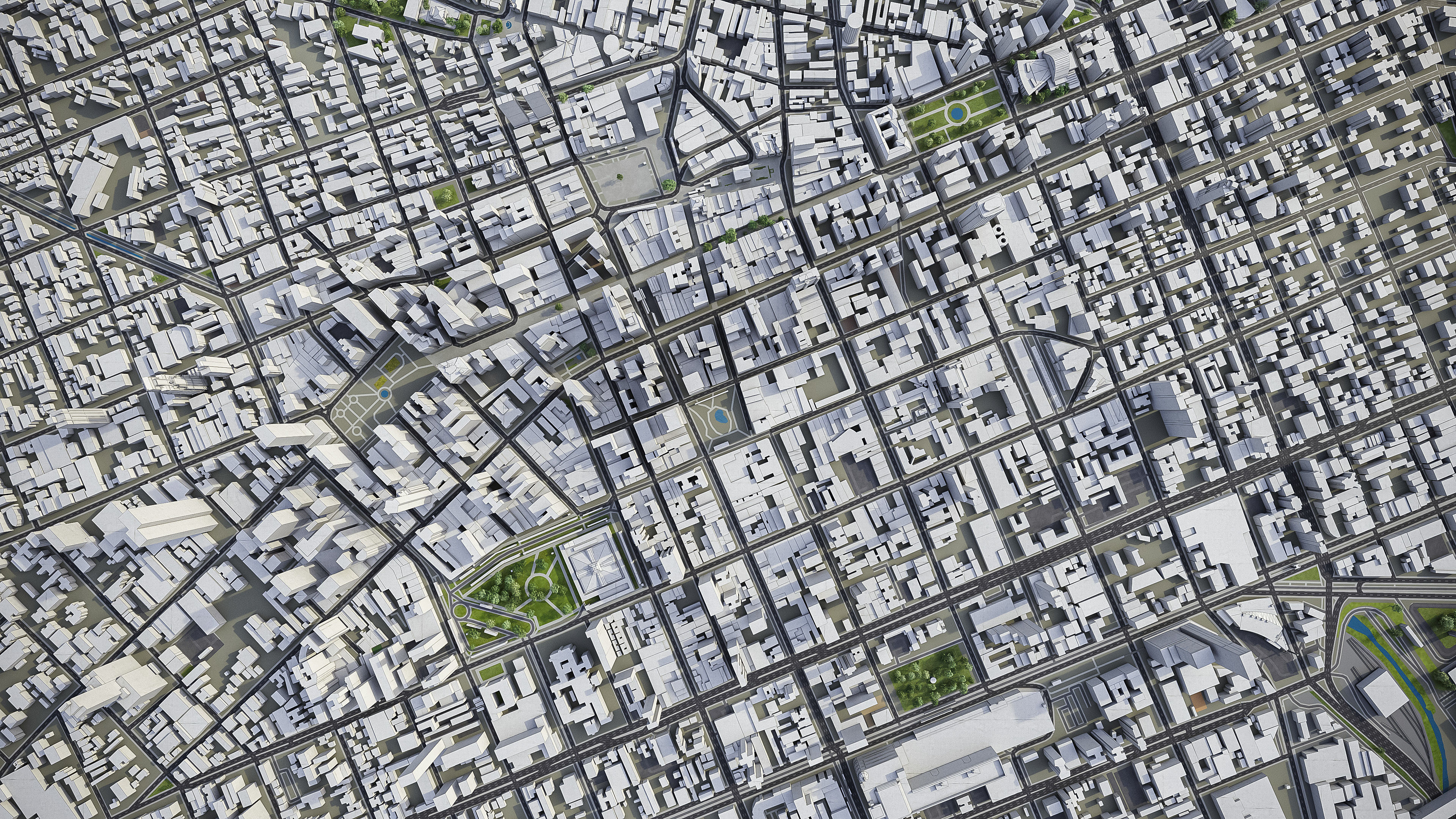 Curitiba Low-poly 3D model_13