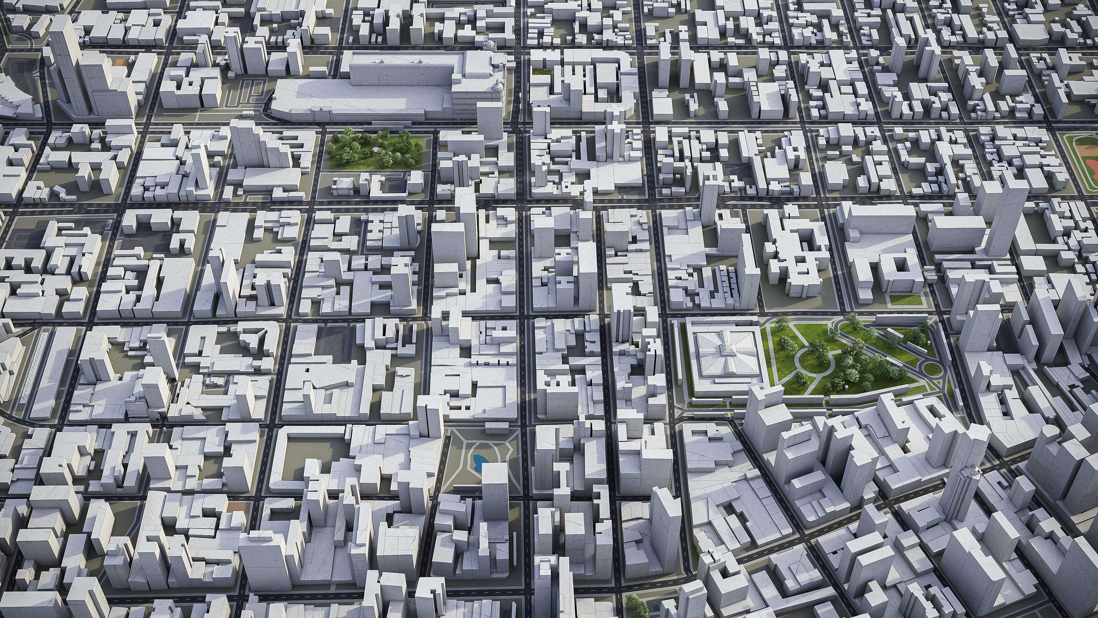 Curitiba Low-poly 3D model_10