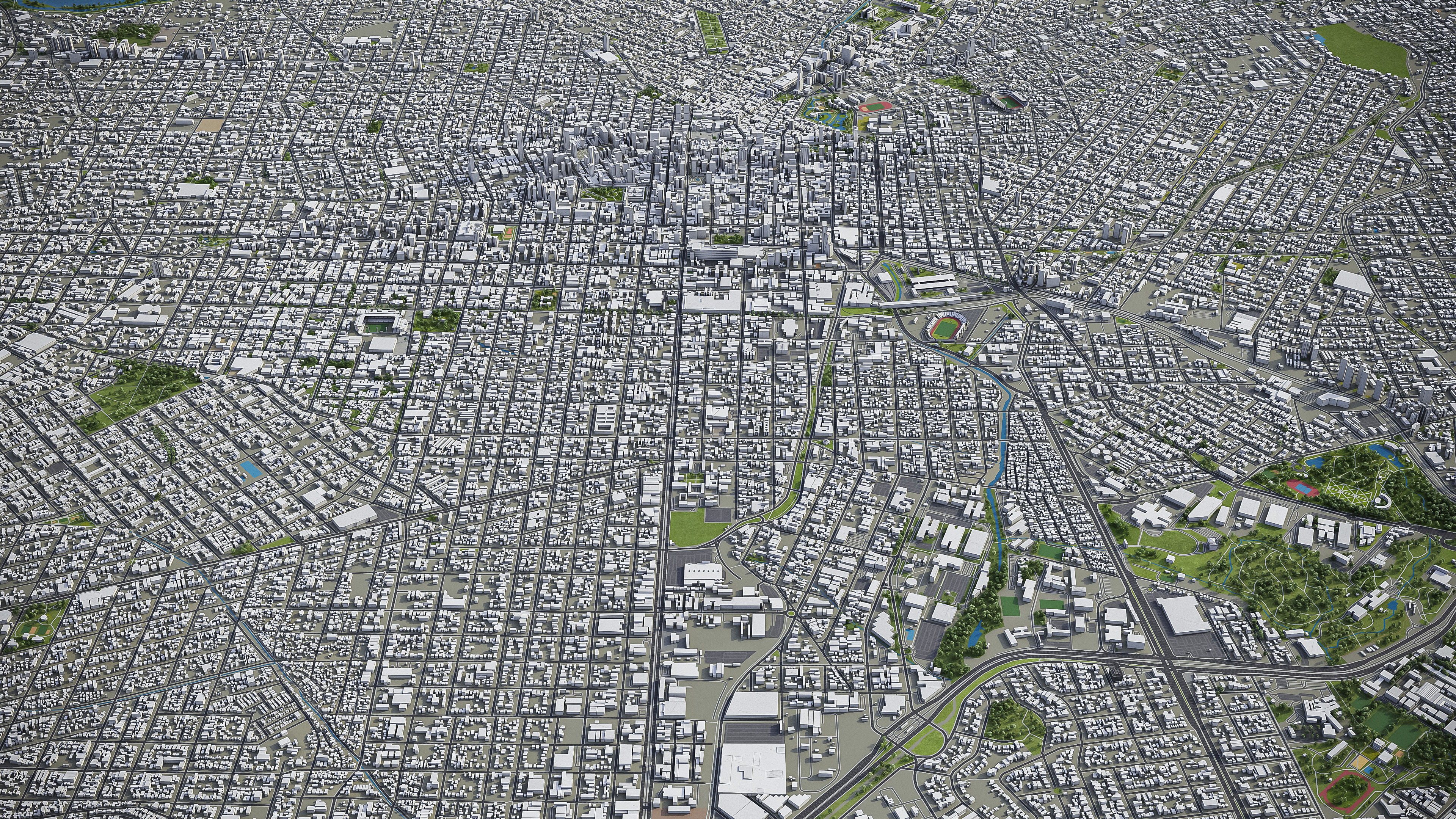 Curitiba Low-poly 3D model_24