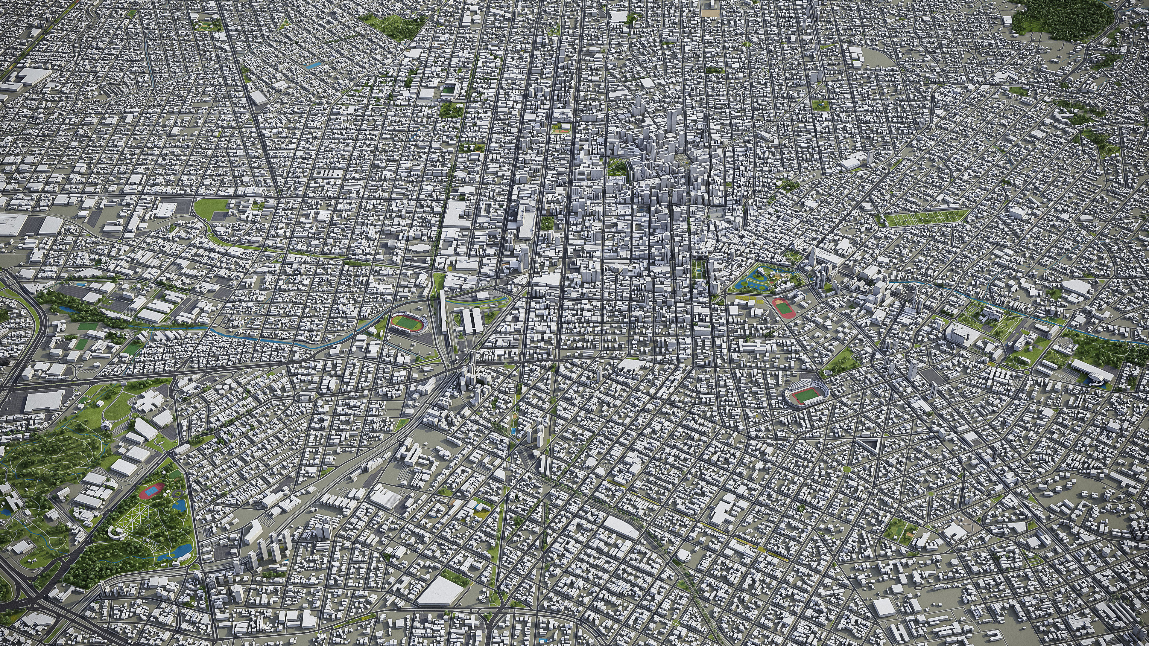 Curitiba Low-poly 3D model_25