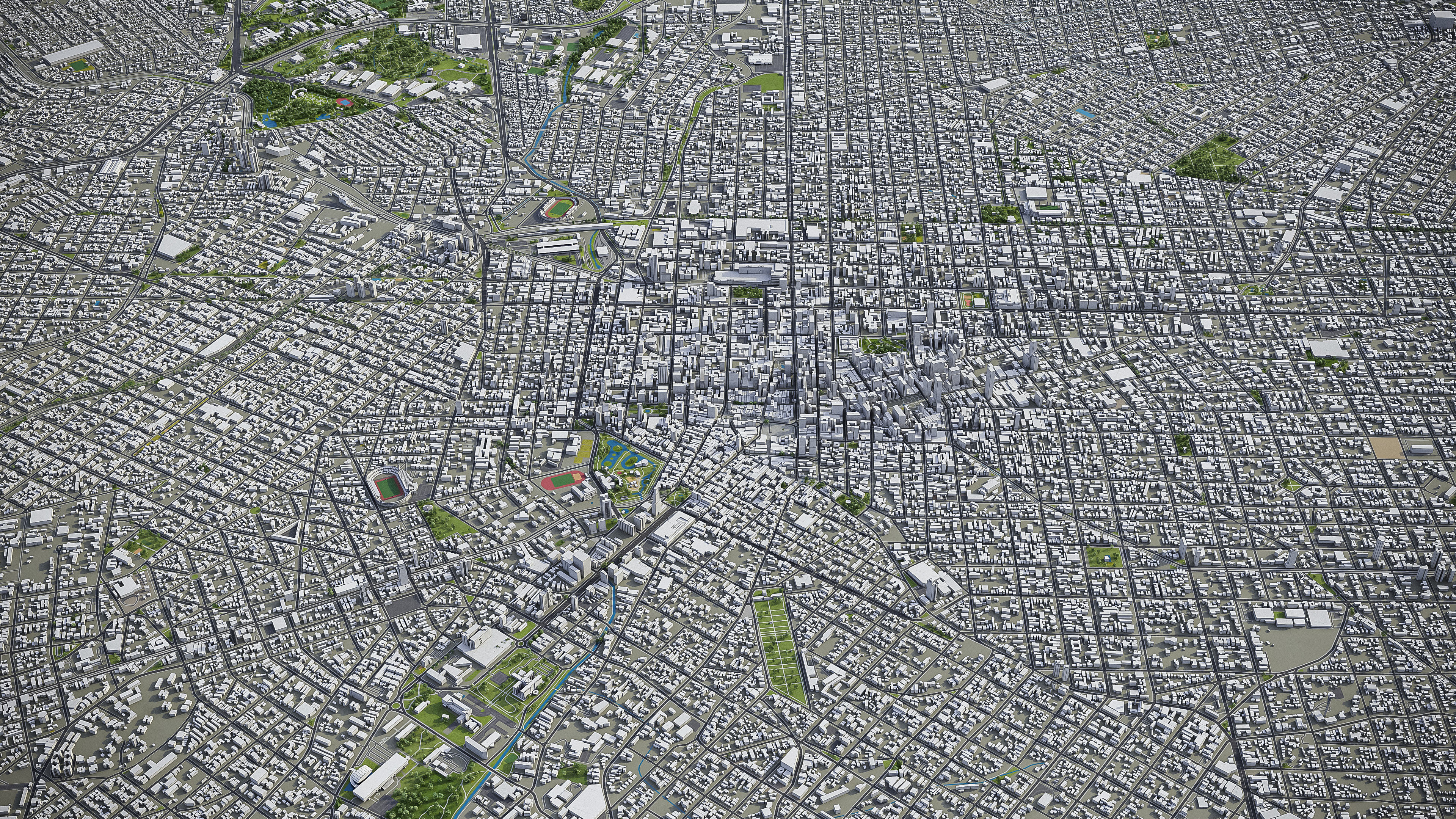 Curitiba Low-poly 3D model_23