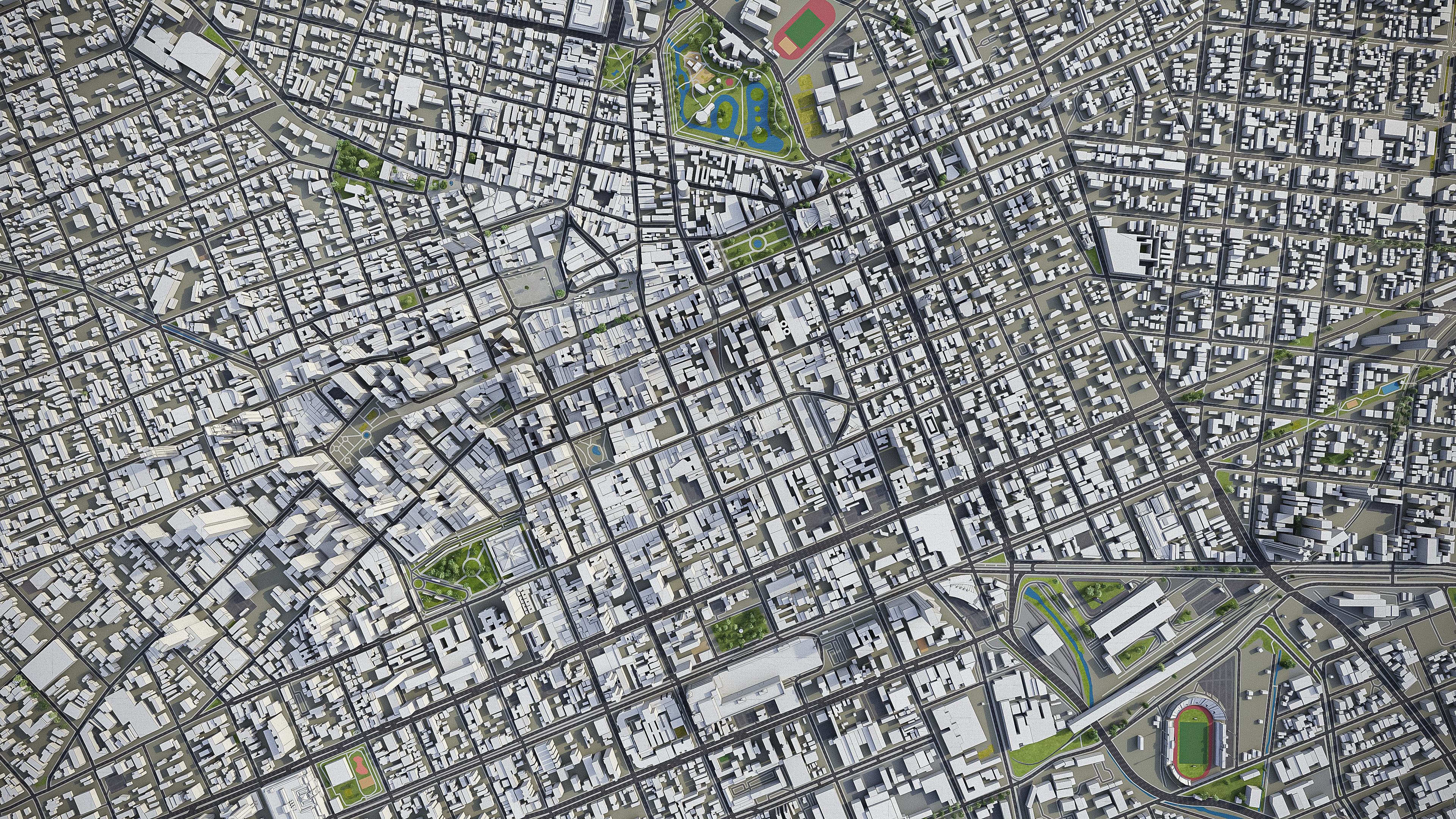 Curitiba Low-poly 3D model_18