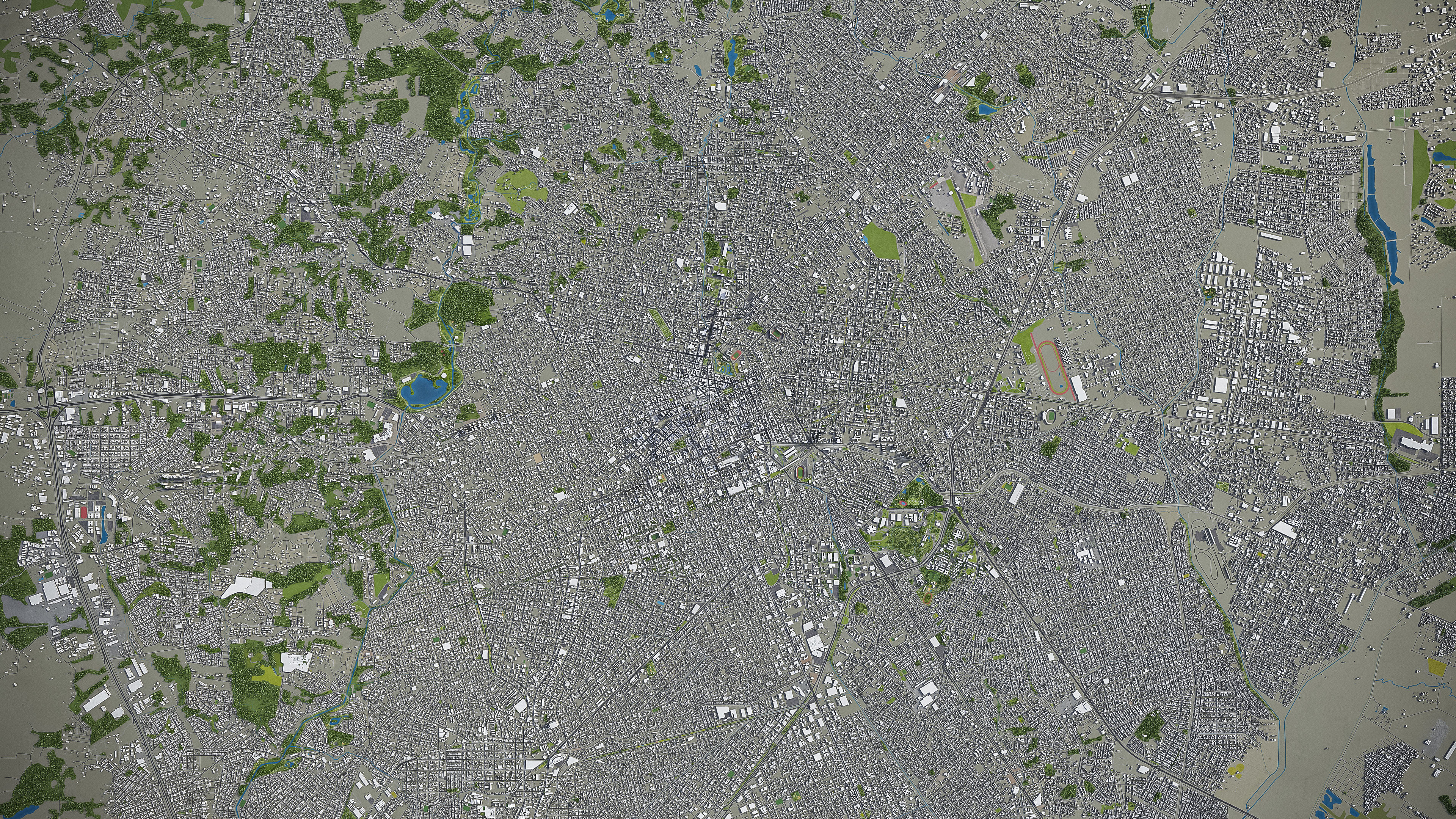 Curitiba Low-poly 3D model_28