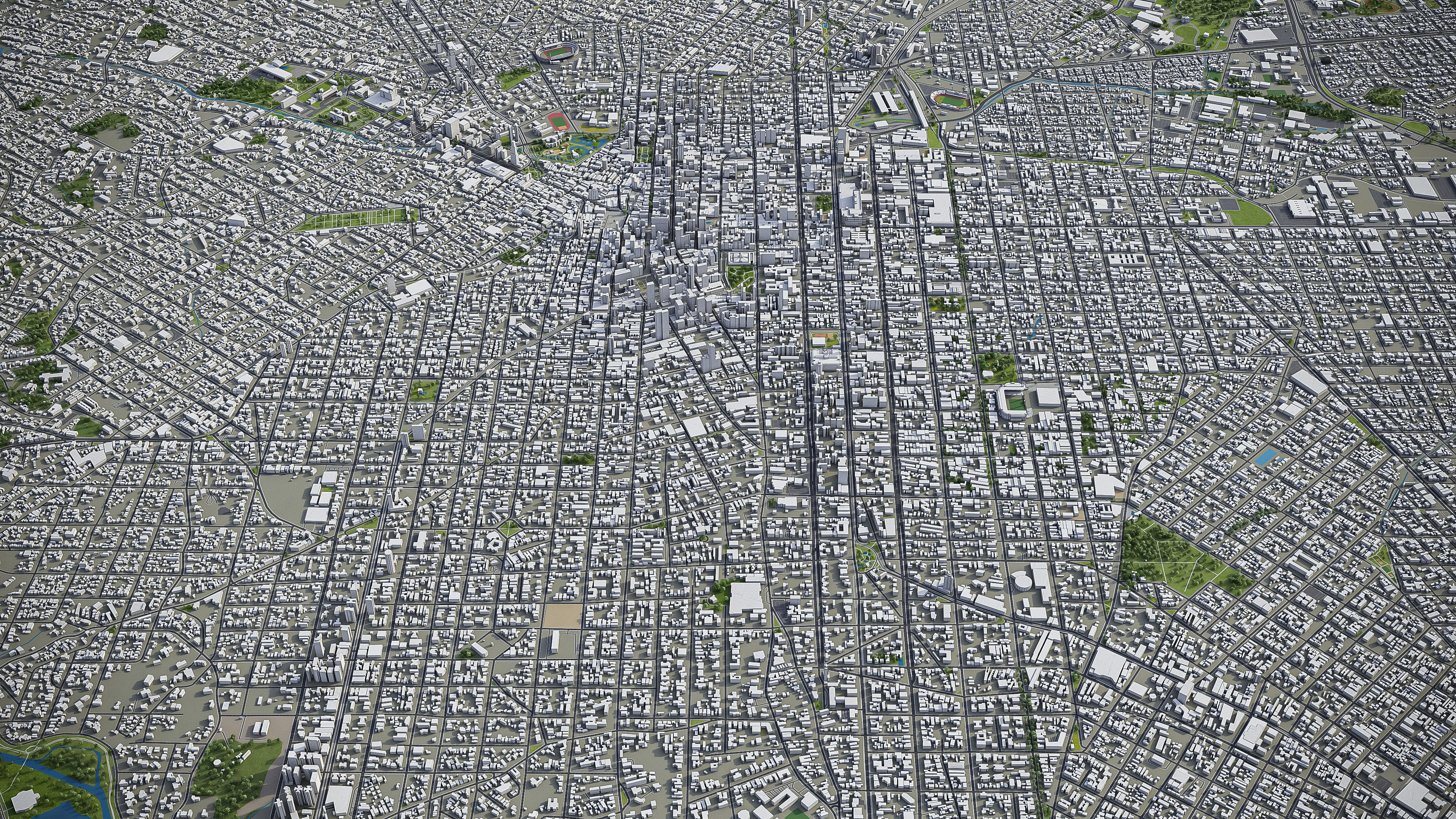 Curitiba Low-poly 3D model_22