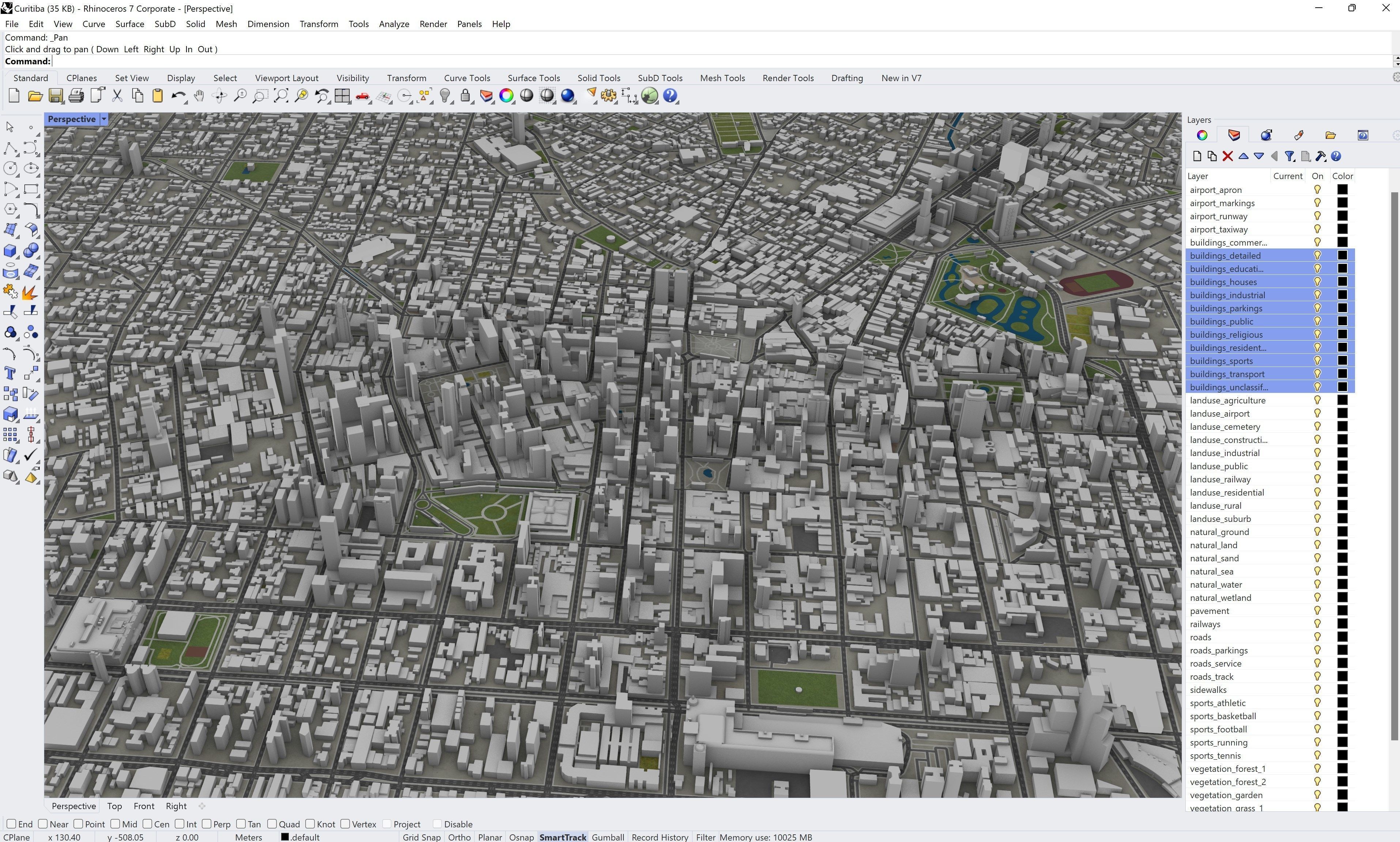 Curitiba Low-poly 3D model_30
