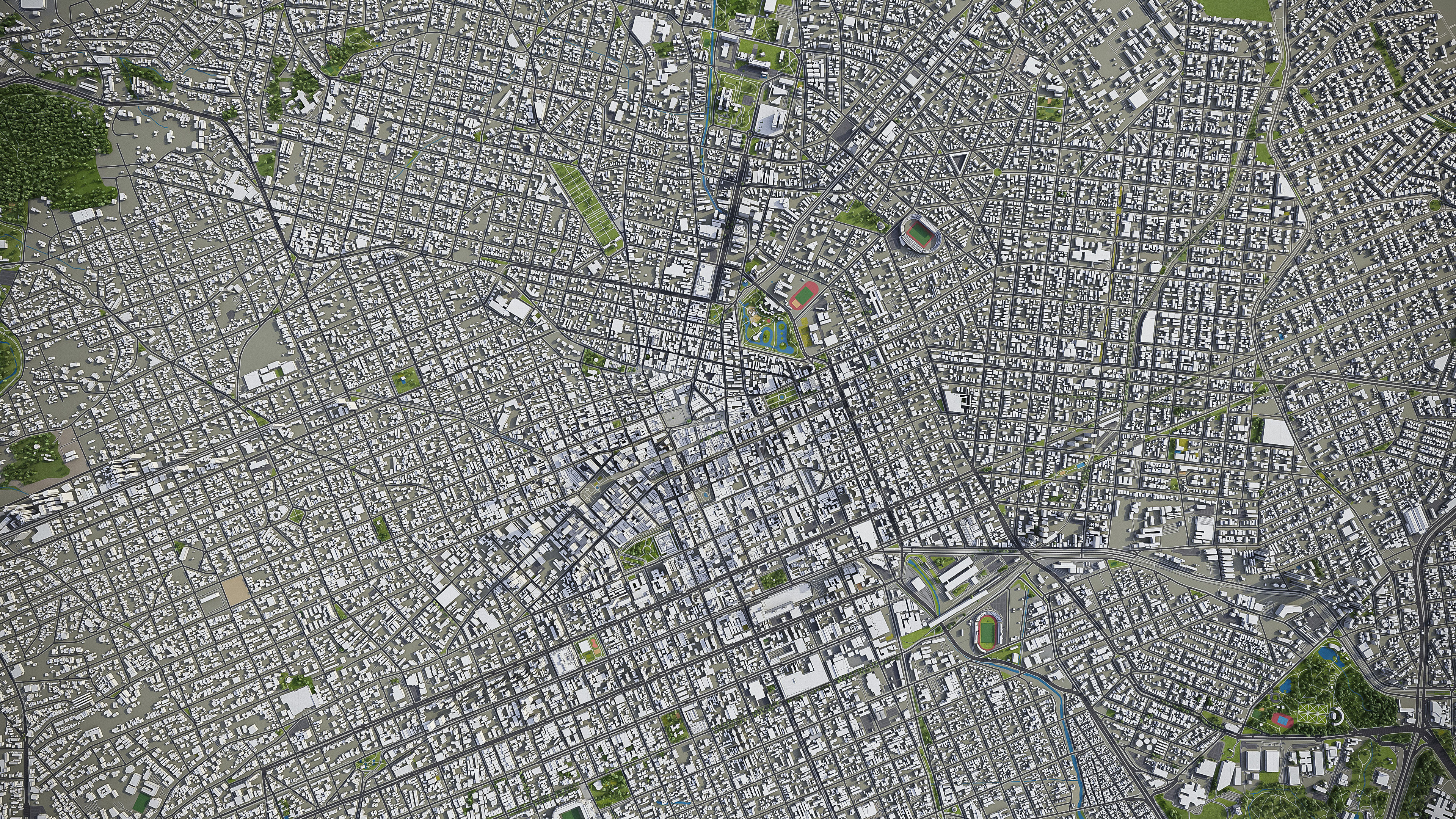 Curitiba Low-poly 3D model_27