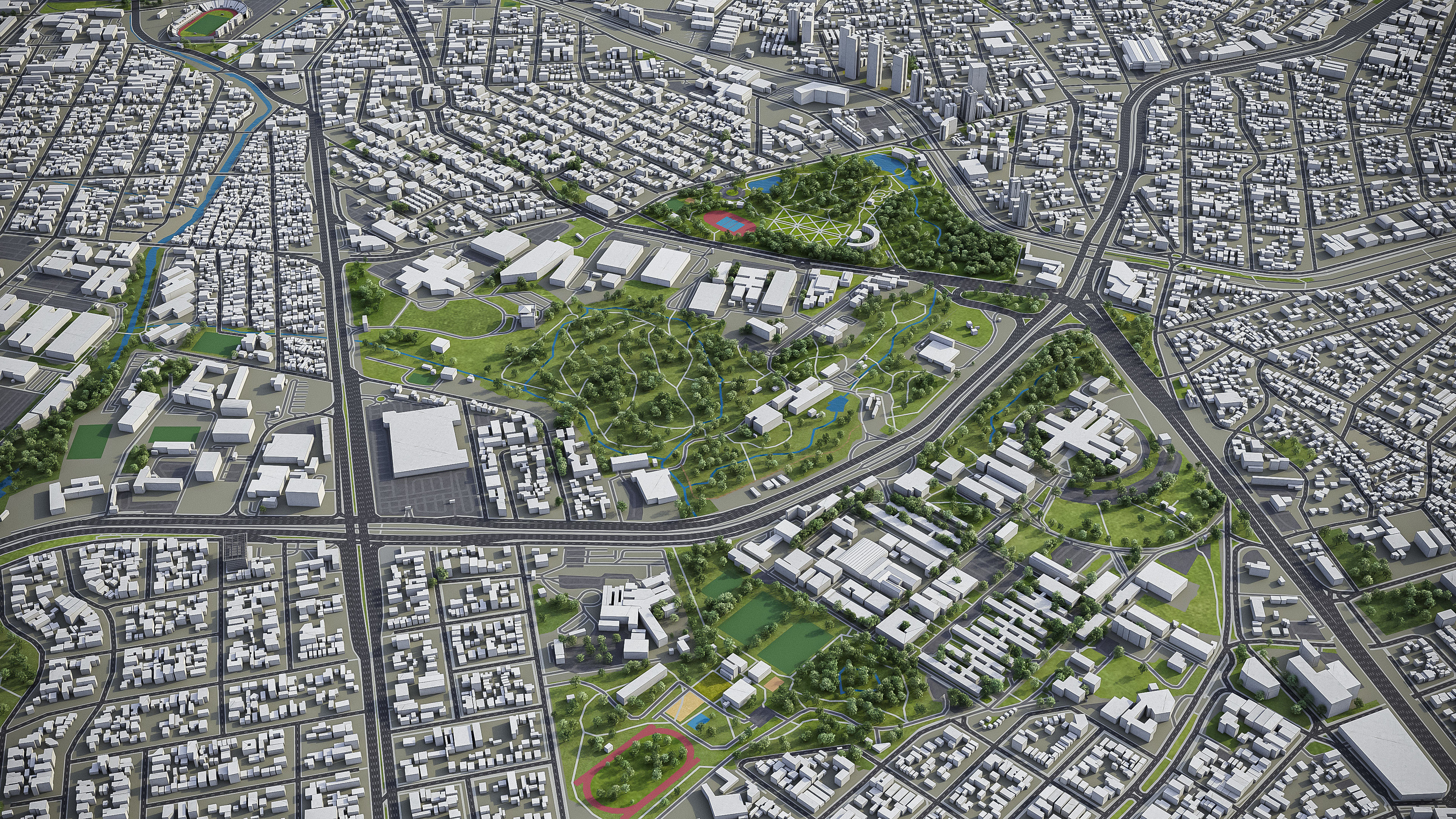 Curitiba Low-poly 3D model_21