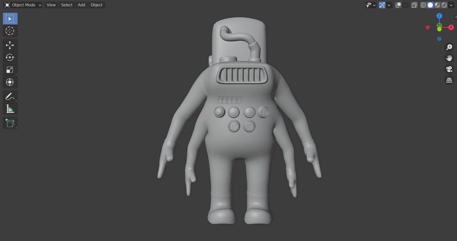 Monster inc - CDA agent 3 rigged 3D model_4