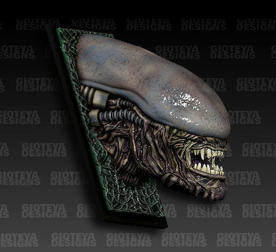Aliens Magnet 3D model