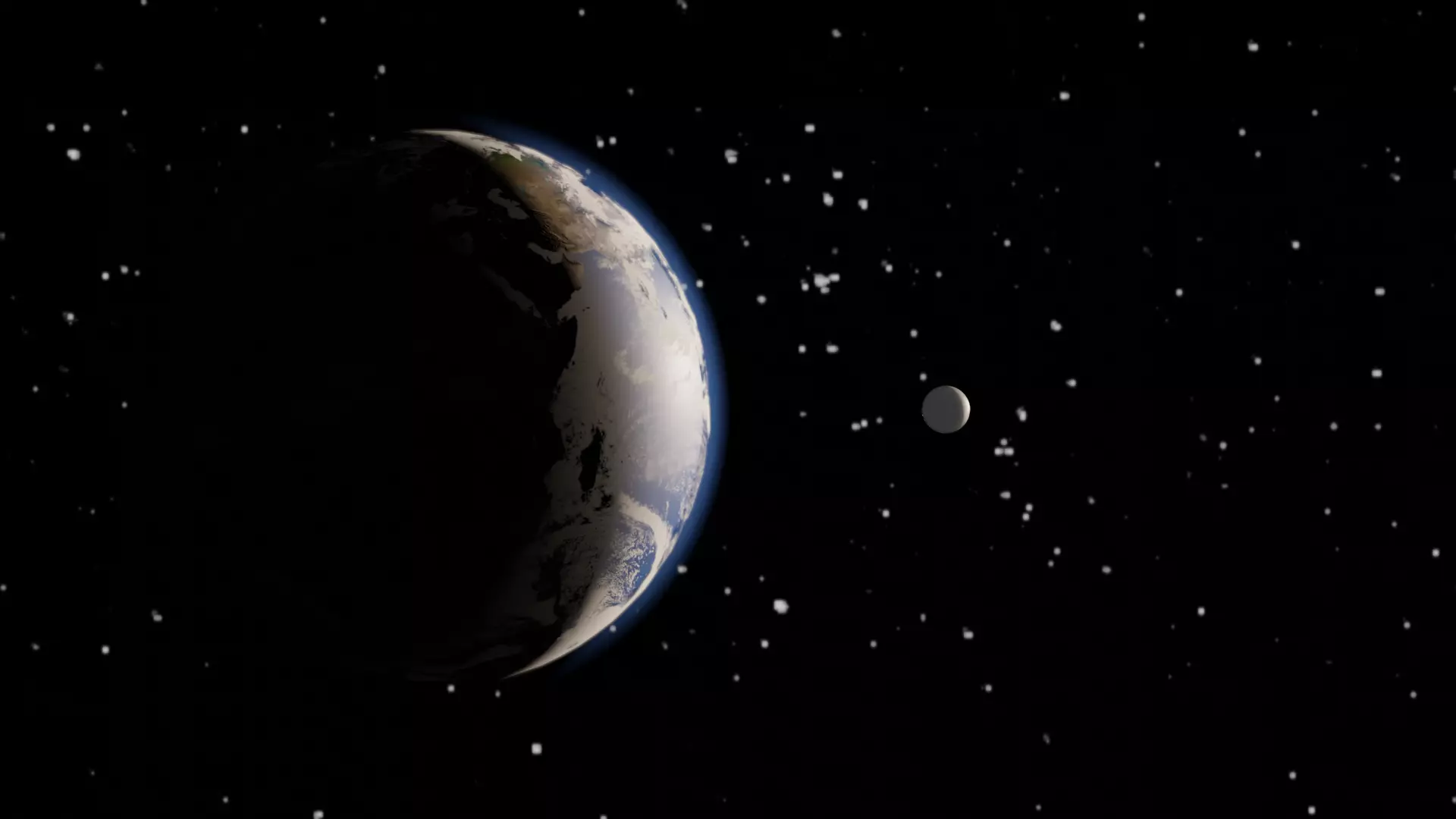 Solar system 3D model