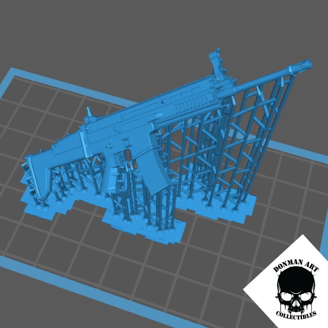 SCAR L FOR 6 INCH ACTION FIGURES 3D print model_13