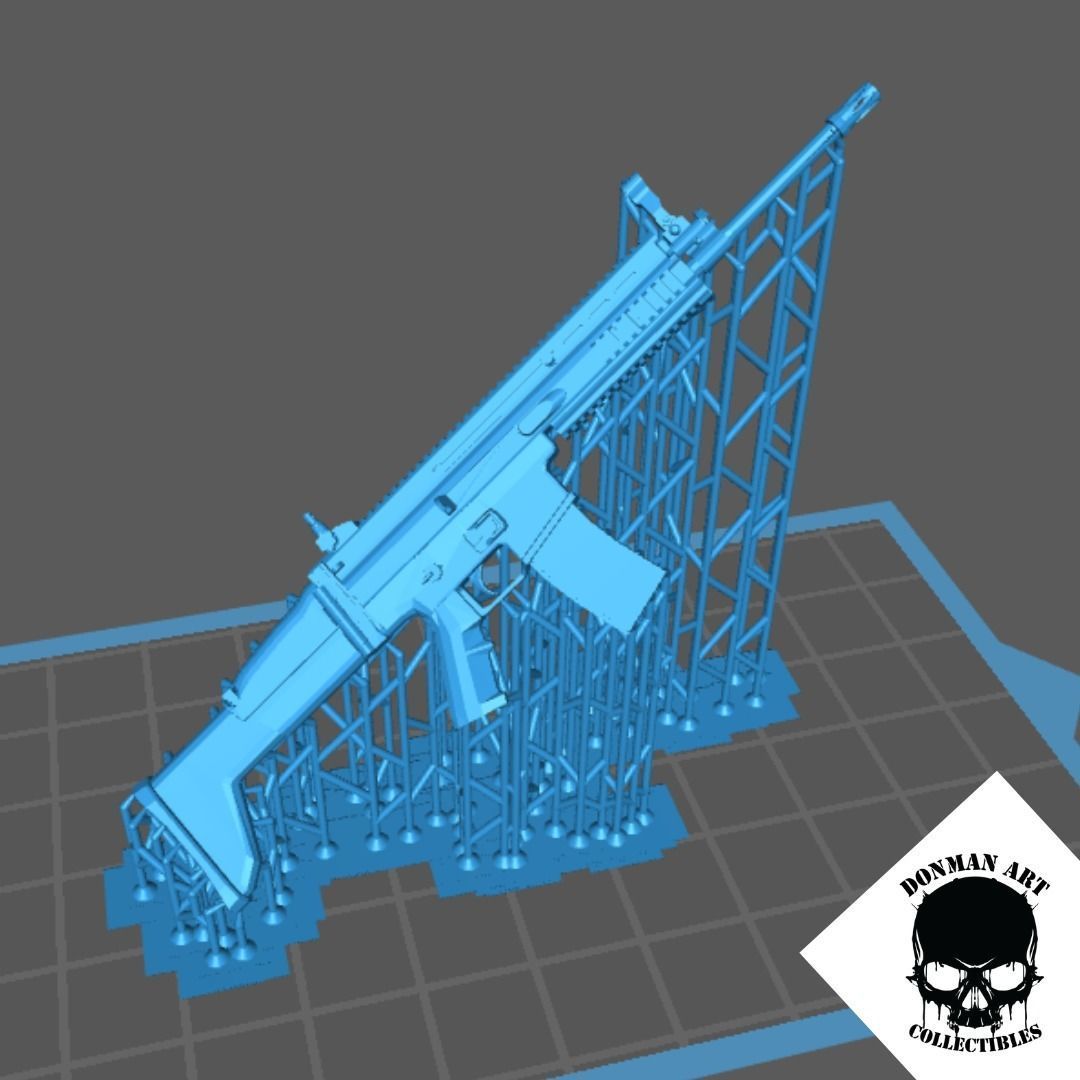 SCAR L FOR 6 INCH ACTION FIGURES 3D print model_11
