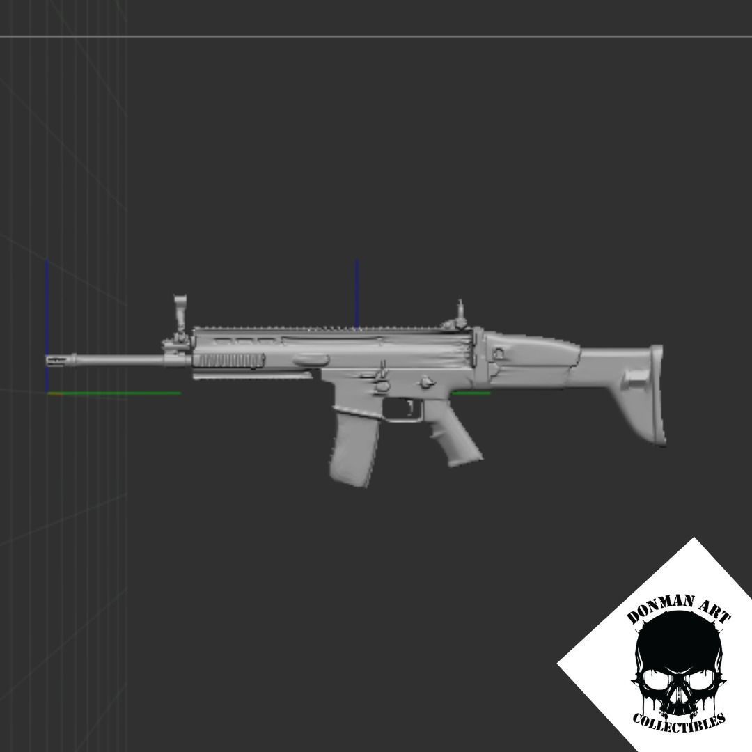 SCAR L FOR 6 INCH ACTION FIGURES 3D print model_15
