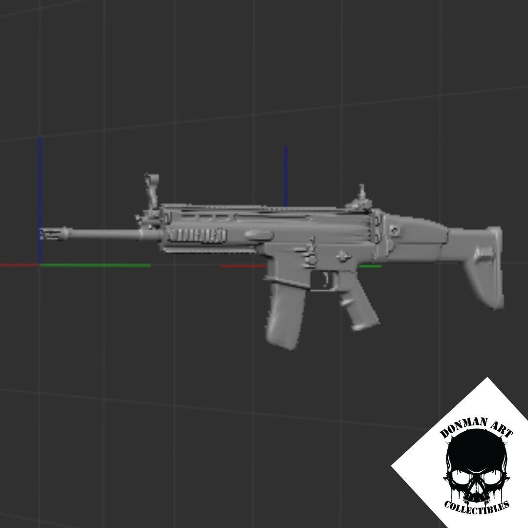 SCAR L FOR 6 INCH ACTION FIGURES 3D print model_16