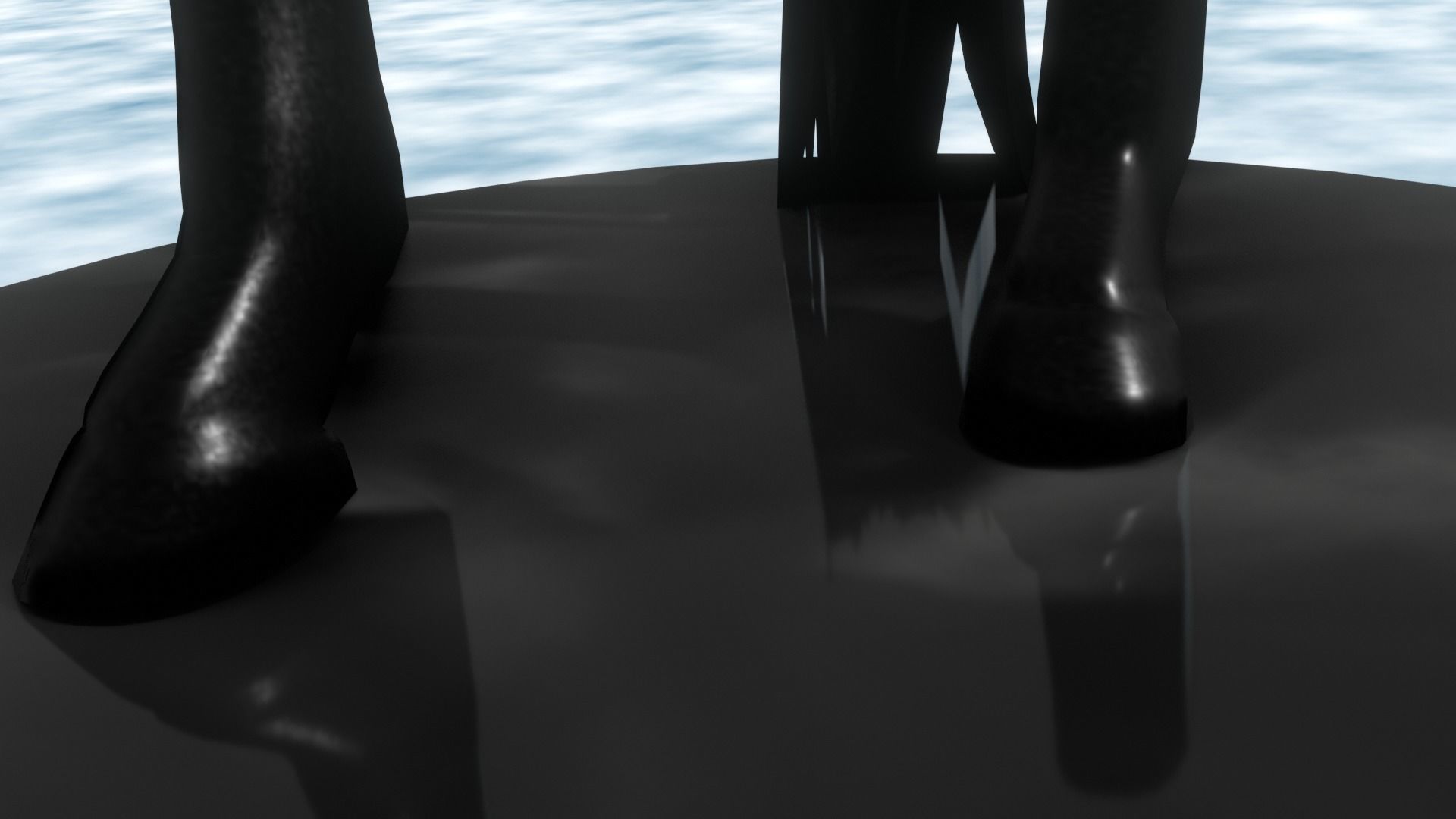 Rider Statue 3D model_21