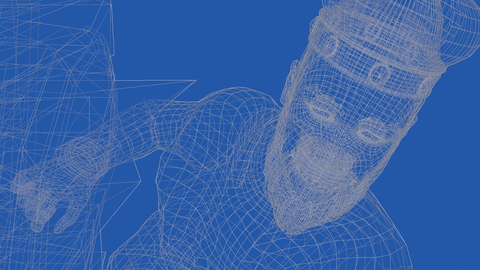 Rider Statue 3D model_8