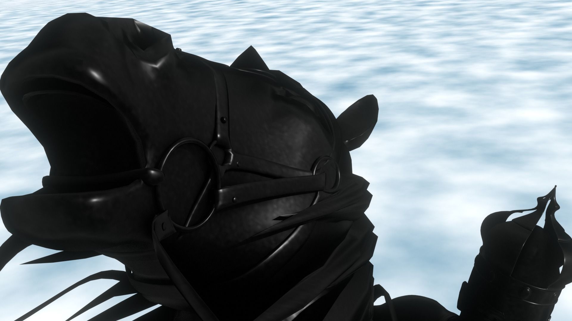 Rider Statue 3D model_15