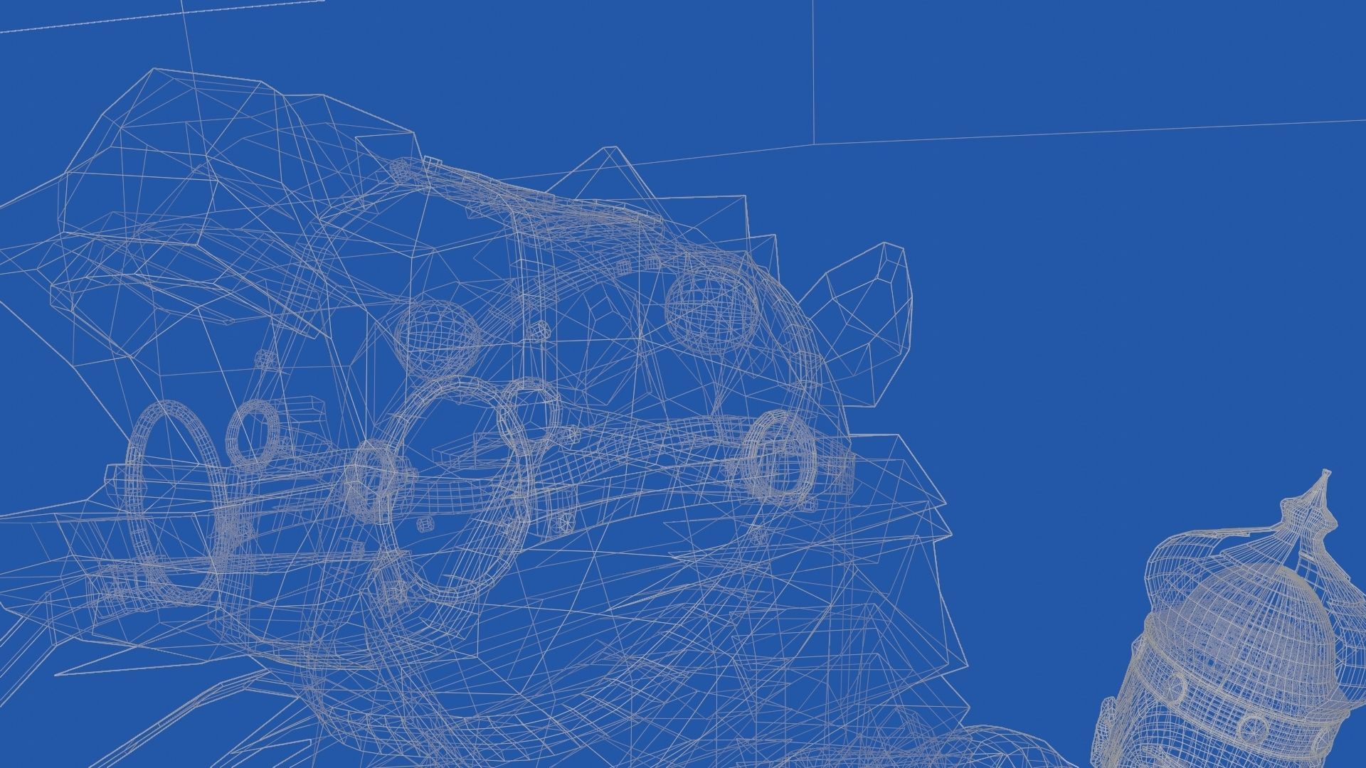 Rider Statue 3D model_16