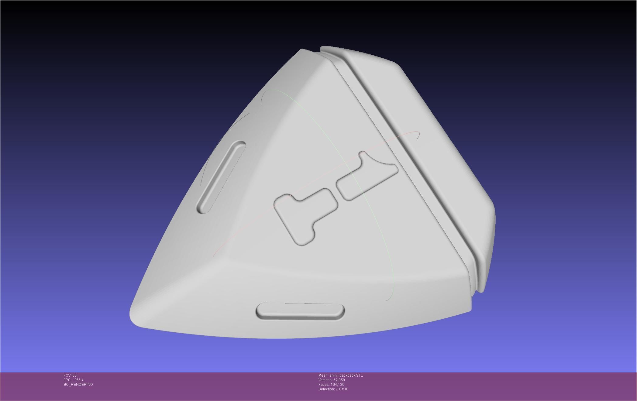 Evangelion Rebuild Shinji Backpack 3D print model_22