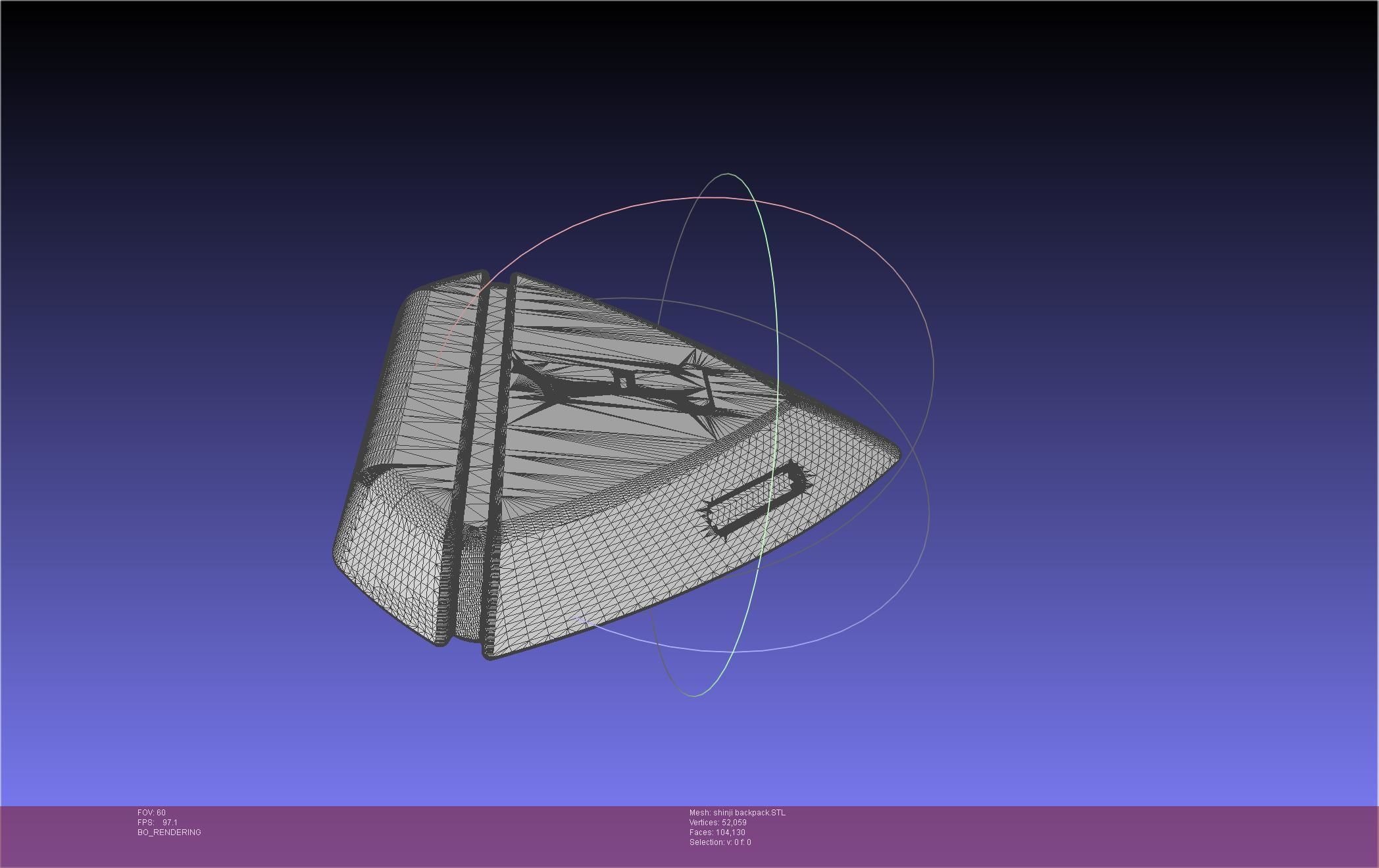 Evangelion Rebuild Shinji Backpack 3D print model_14