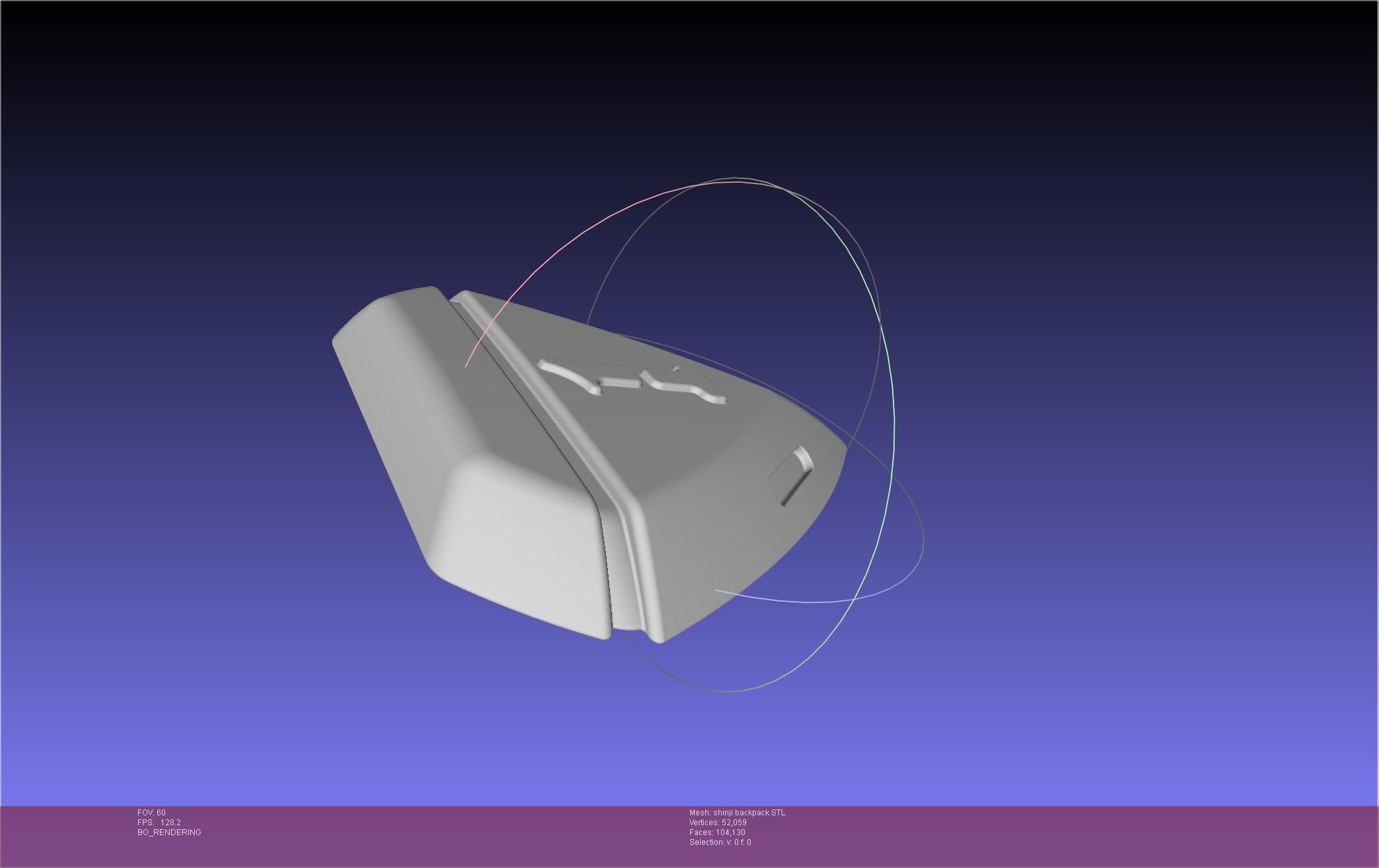 Evangelion Rebuild Shinji Backpack 3D print model_4