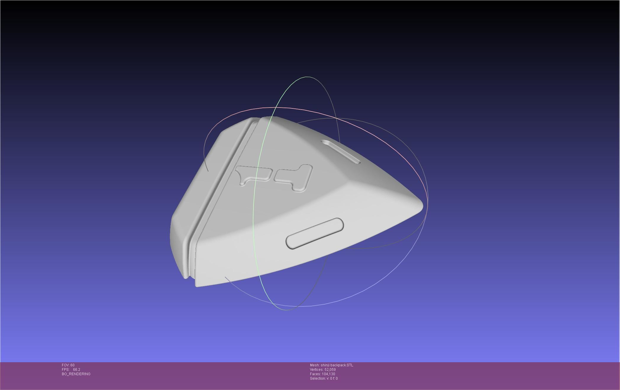 Evangelion Rebuild Shinji Backpack 3D print model_3