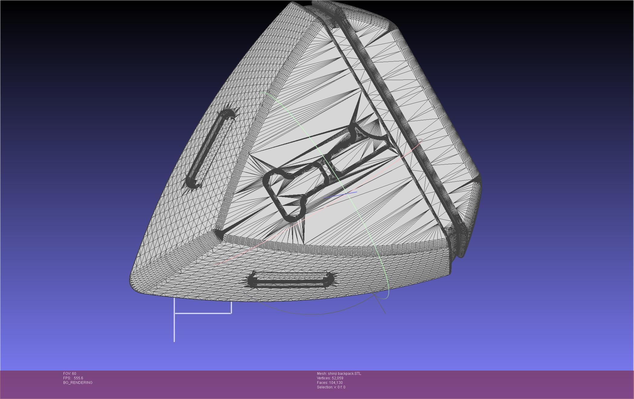 Evangelion Rebuild Shinji Backpack 3D print model_21