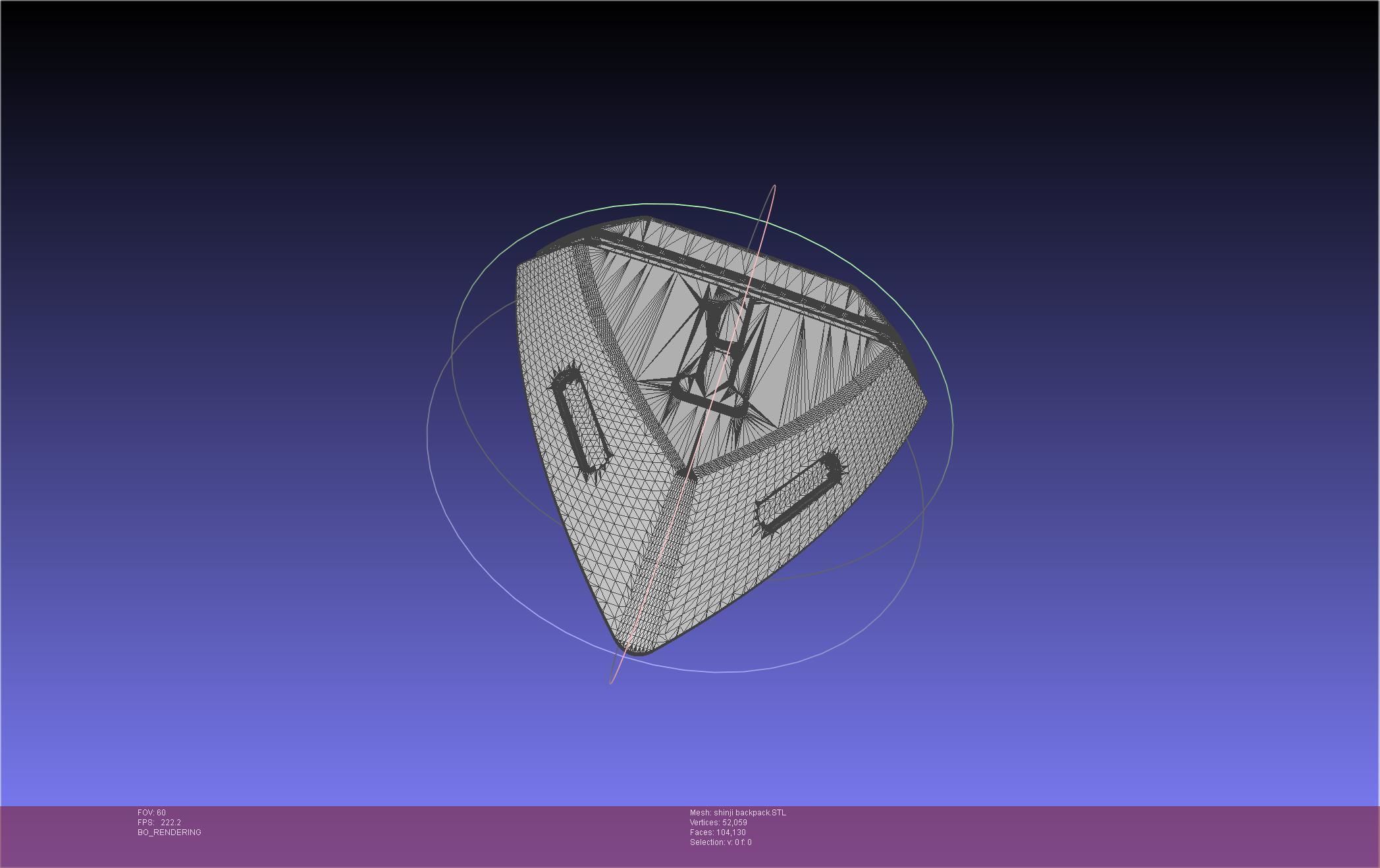 Evangelion Rebuild Shinji Backpack 3D print model_19