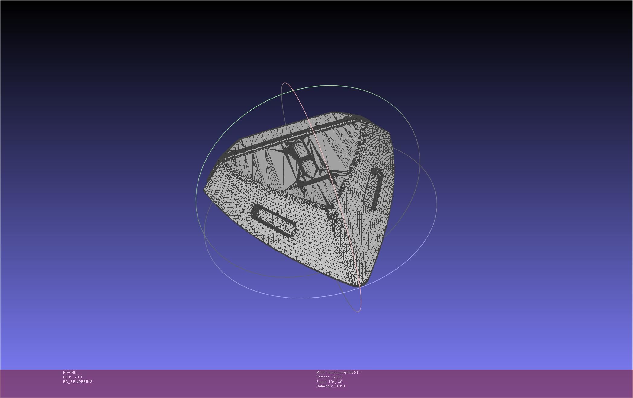 Evangelion Rebuild Shinji Backpack 3D print model_13