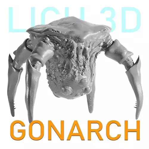 Gonarch STl 3D print - Half Life 3D print model