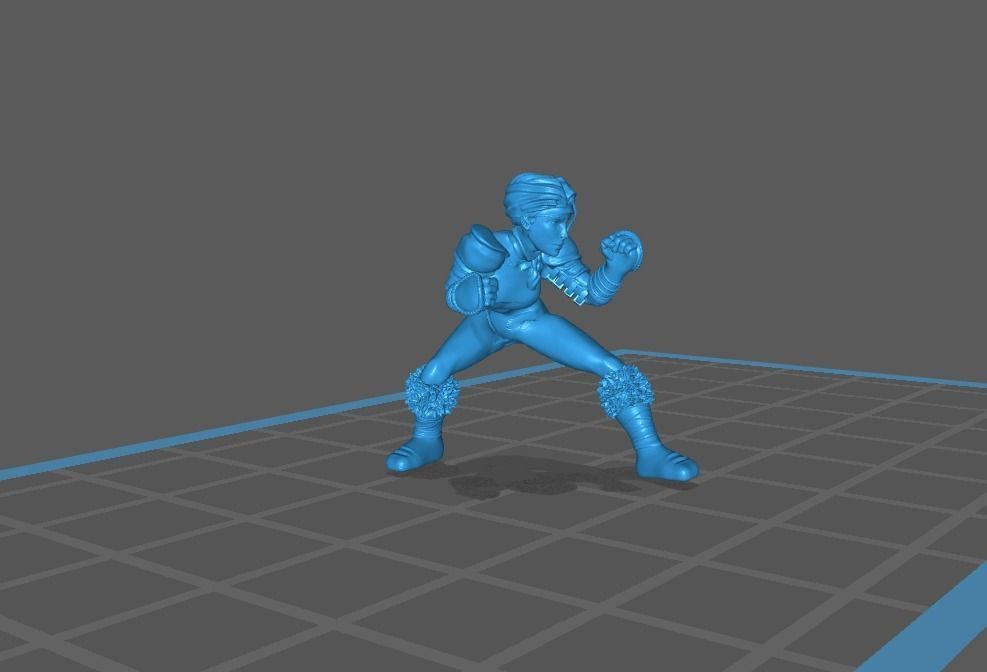 Fantasy Football Female complete team 01 3D print model_14