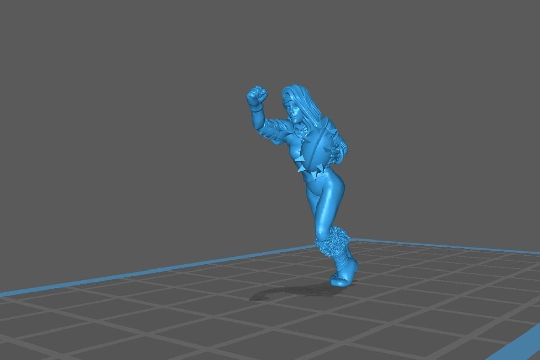 Fantasy Football Female complete team 01 3D print model_10