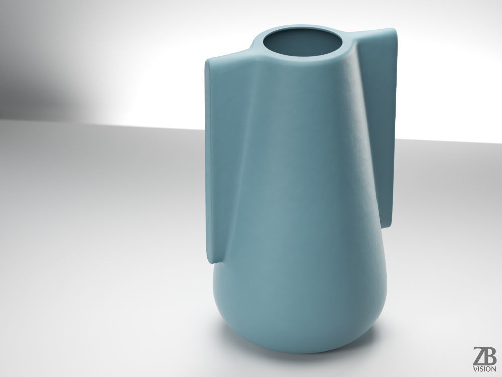 Moai Vase 3D model_1