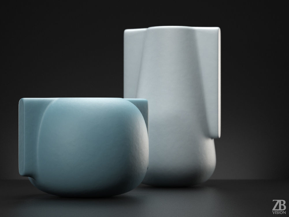 Moai Vase 3D model_11