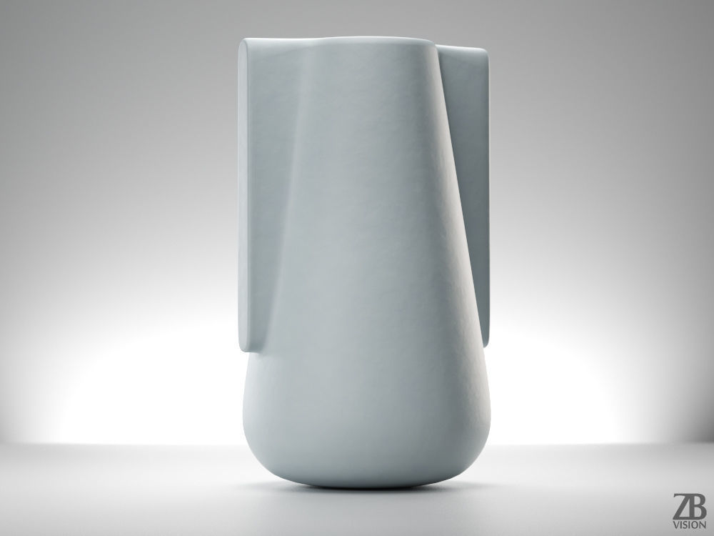 Moai Vase 3D model_5