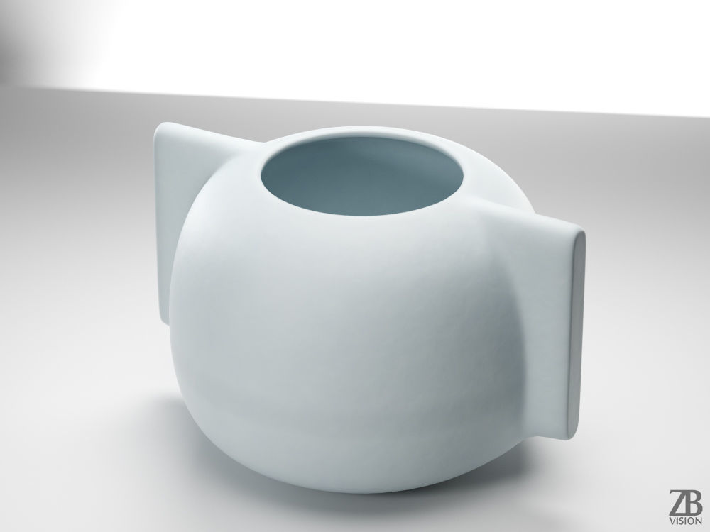 Moai Vase 3D model_9
