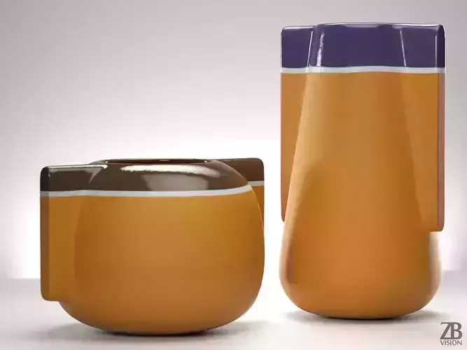 Moai Vase 3D model