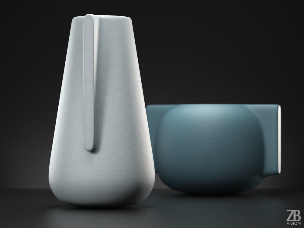 Moai Vase 3D model_8