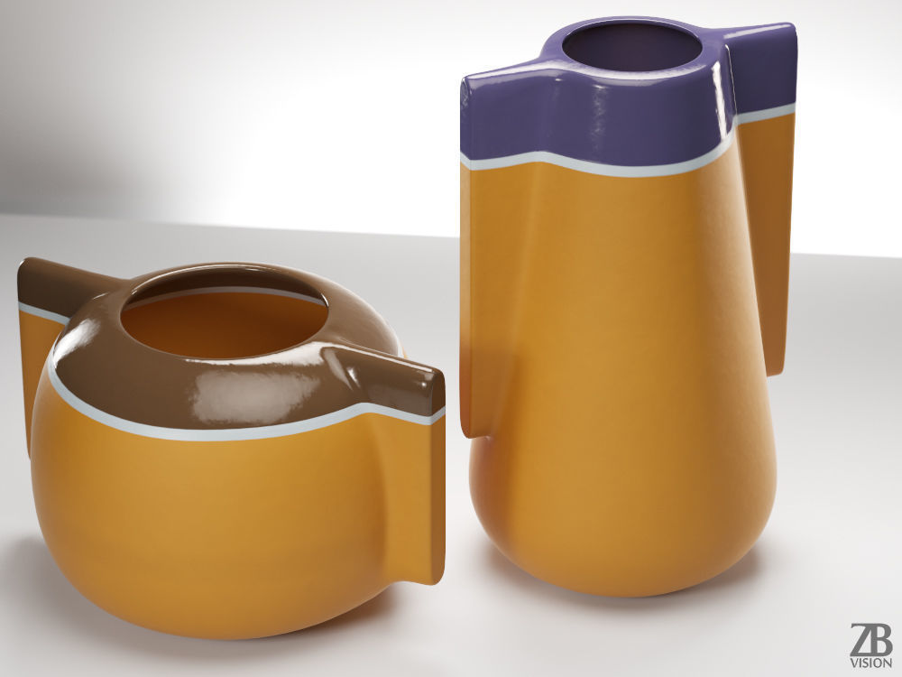 Moai Vase 3D model_7