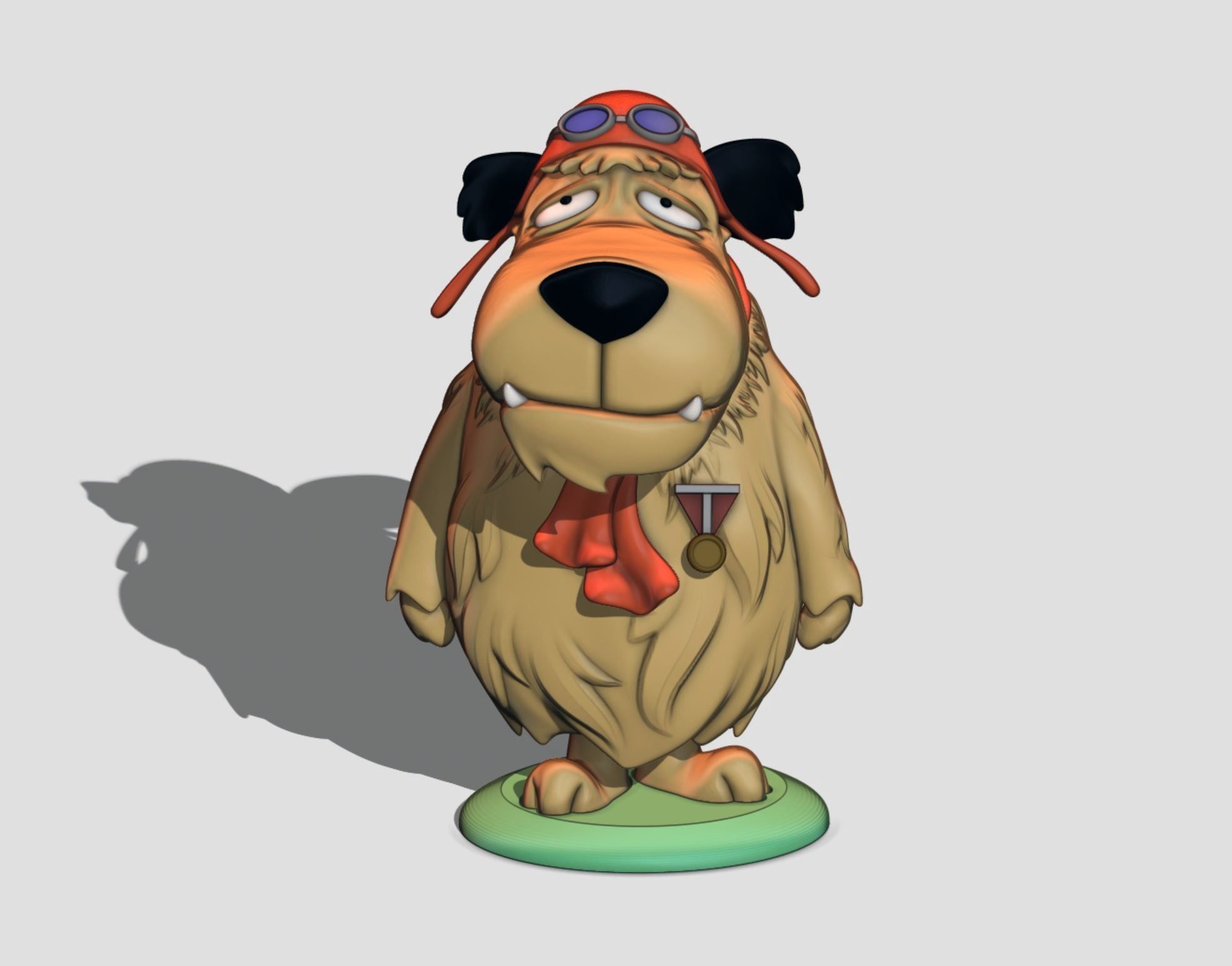 Muttley Wacky Races Dick Dastardly Flying Machines 3D print model_3