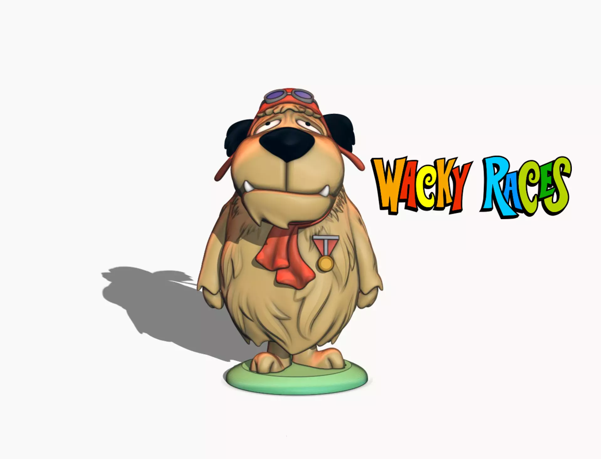 Muttley Wacky Races Dick Dastardly Flying Machines 3D print model_0