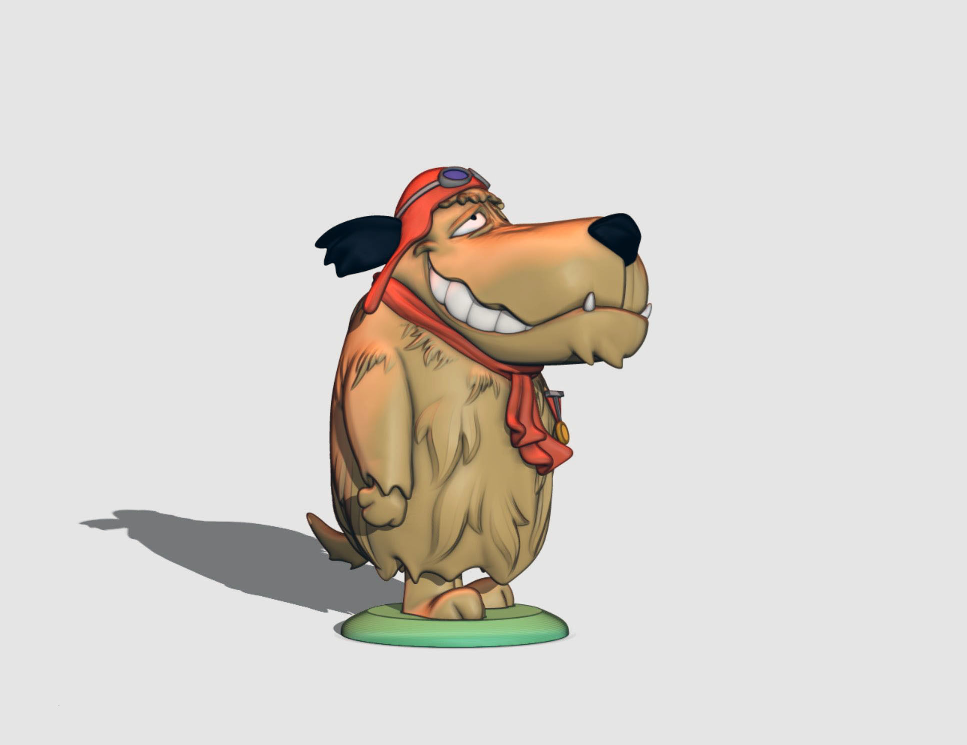 Muttley Wacky Races Dick Dastardly Flying Machines 3D print model_2
