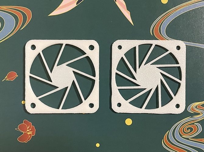 50mm fan baffle Free 3D print model
