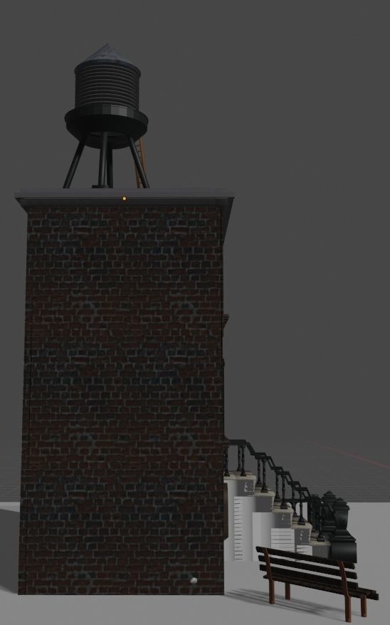 A house in the classic style of the city of New York 3D model_1