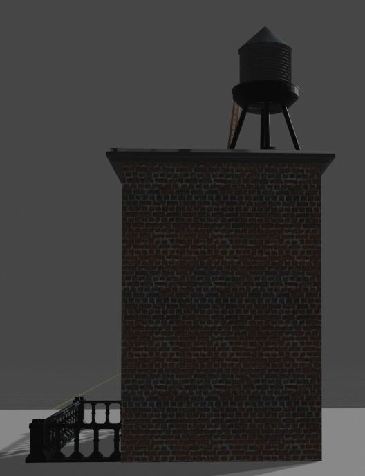 A house in the classic style of the city of New York 3D model_6