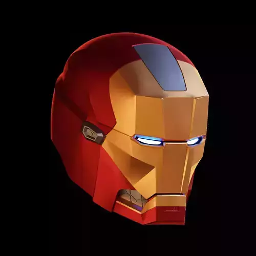 Ironman Mark 35 36 Red Snapper Peacemaker Helmet w Inner Detail 3D print model